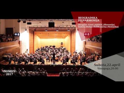 NOMUS 2017 - Beogradska Filharmonija I Stefan Dohr