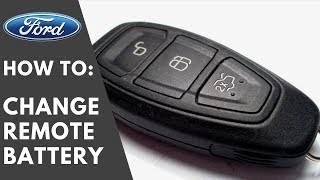 BEST and SAFE : How to change Ford keyless remote key battery - Focus Kuga C-Max Mondeo Fiesta