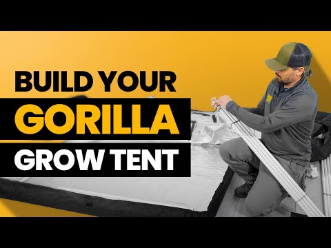 How to Assemble a 5 x 5 Gorilla Grow Tent