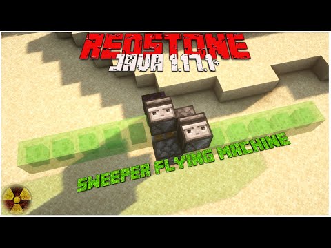 Atomic Dave - How to build a Sweeper Flying Machine in Minecraft | Redstone Tutorial | Minecraft Java 1.17.1+