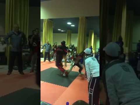 Jam All Nationals 2017 adult Sparring Chad Cannon vs Leautry Bruner