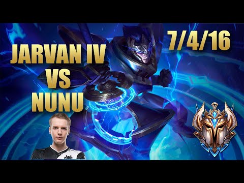 G2 Jankos Jarvan IV Jungle Vs Nunu - EUChallenger Patch 9.21