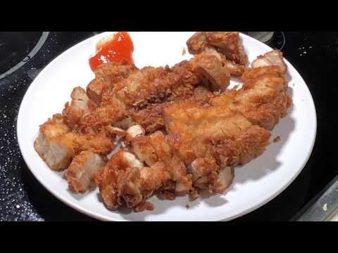 Pork Belly - crispy deep fried pork belly hakka style  客家炸肉