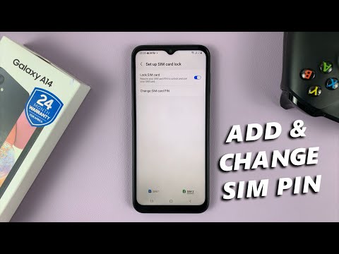 How To Add / Change SIM PIN On Samsung Galaxy A14