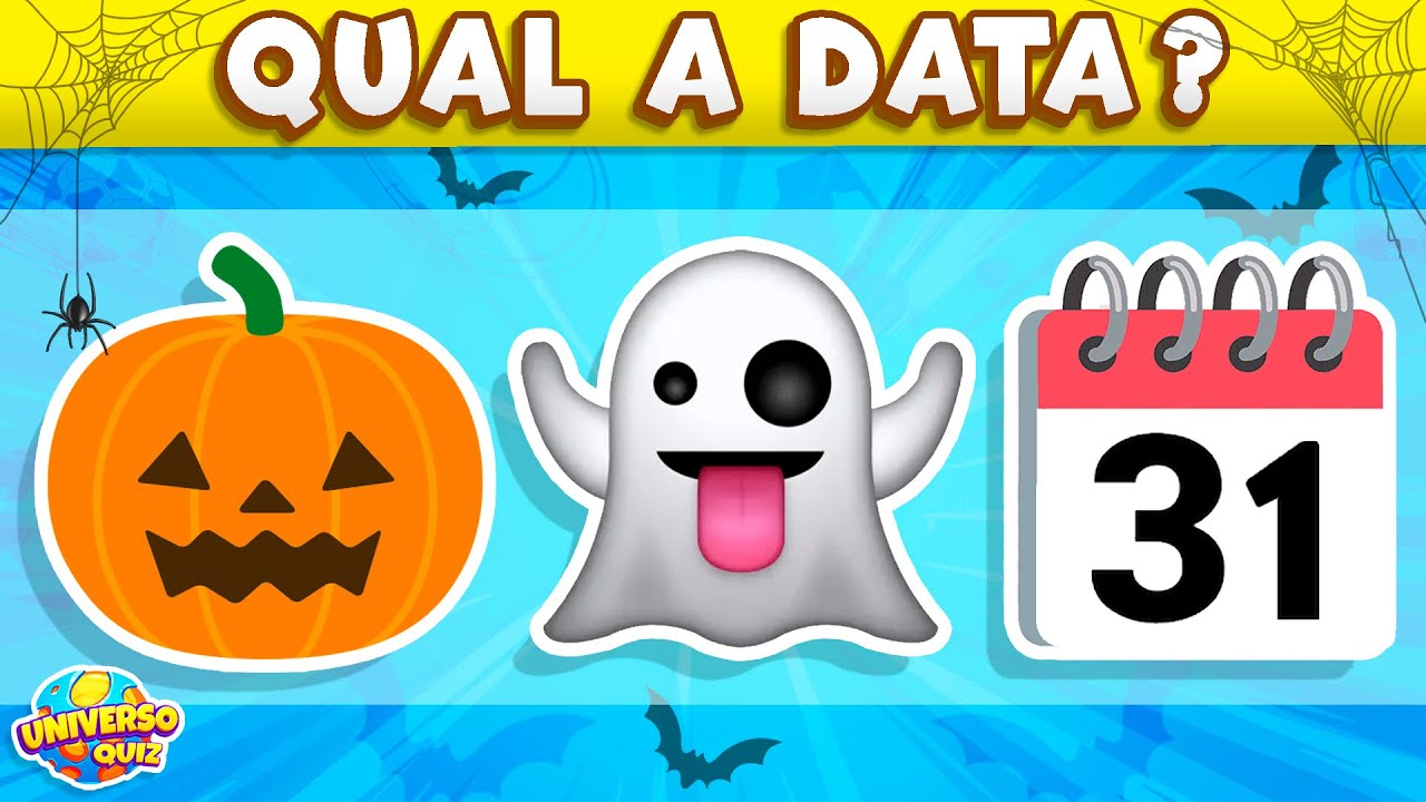 Adivinhe 23 FESTAS DO ANO pelos EMOJIS 🎃 Datas Comemorativas