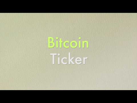 Bitcoin Ticker