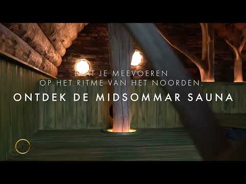 De Midsommar Sauna van wellness center Thermen Katara