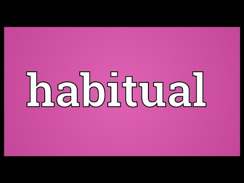 Habitual Meaning