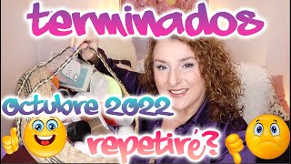 ¿Repetiré o no? Productos terminados de  octubre 2022 .  #terminados #acabados #favoritos