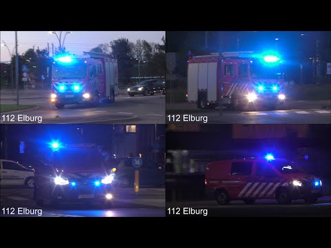 [Rijden Verkeerd] 4x Brandweer met spoed naar een GRIP 1 brand in Dronten