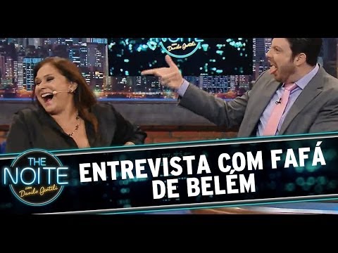 Danilo Gentili entrevista a cantora Fafá de Belém