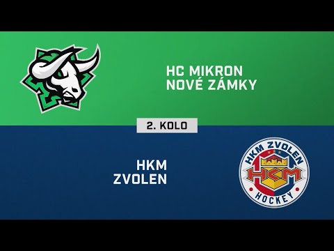 2. kolo: HC Nové Zámky – HKM Zvolen 3:2 (HIGHLIGHTY)