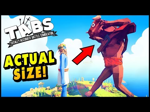 TABS - MASSIVE MEGA GOD UNITS! Building Tallest Unit Possible - Totally Accurate Battle Simulator