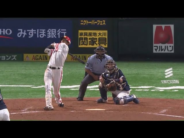 【5回裏】これぞホークス・柳田の一発!! センタースタンド中段へ飛び込む特大ホームランで勝ち越し!! 2017/7/5 H-Bs