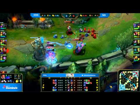 Edward Gaming vs N3M3SIS Gaming - Final - #DominosGo4LoL 190 - Español