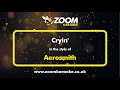 Aerosmith - Cryin' - Karaoke Version from Zoom Karaoke