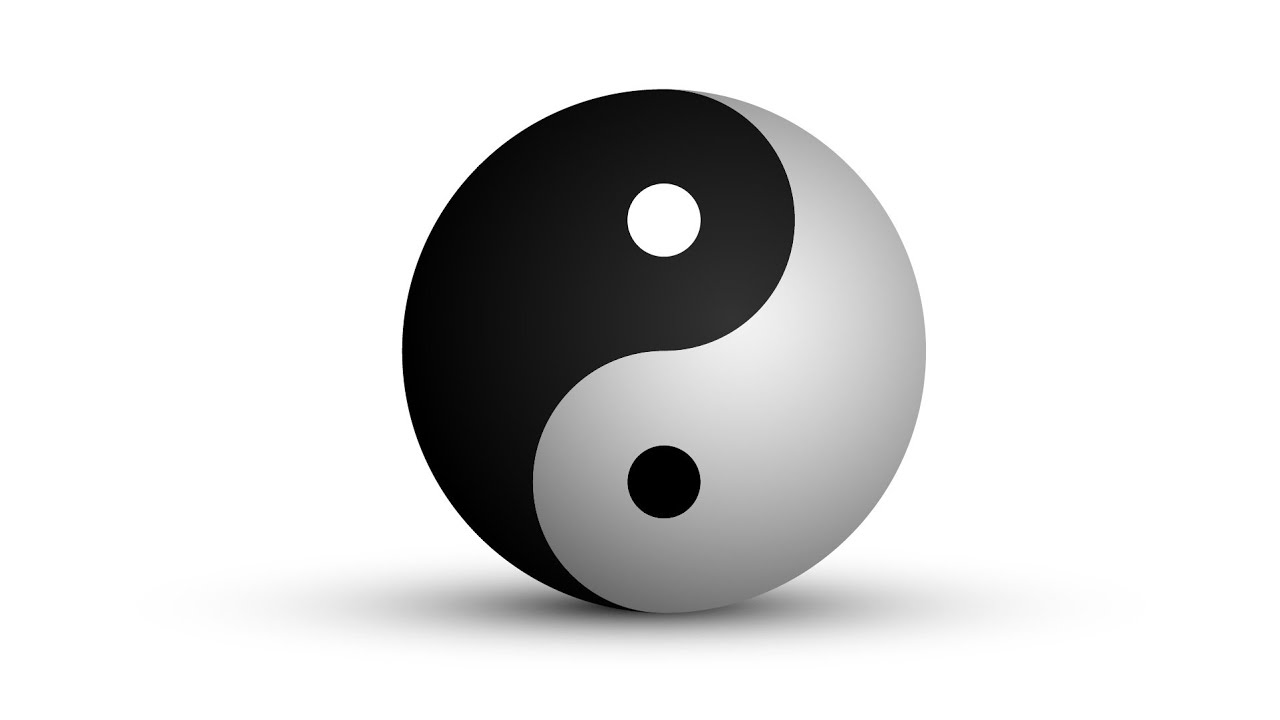 Yin & Yang Logo Design #shorts #illustrator