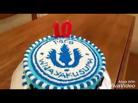 Happy Birthday Alfa Susanto.., special kue PSCS Wijayakusuma buatmu...