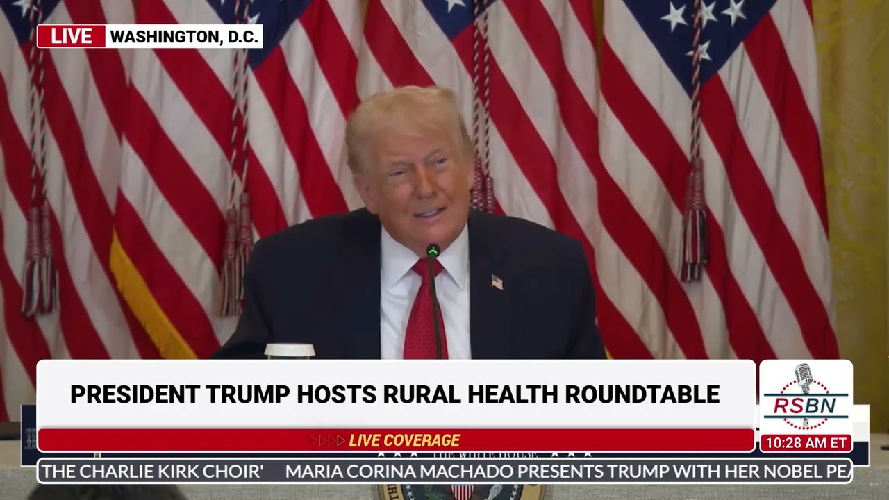FULL REPLAY: President Trump Holds a Rural Healthcare Roundtable - 01/16/26