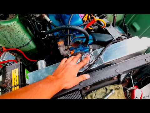 Performance 3 Row Radiator Install Classic Mustang