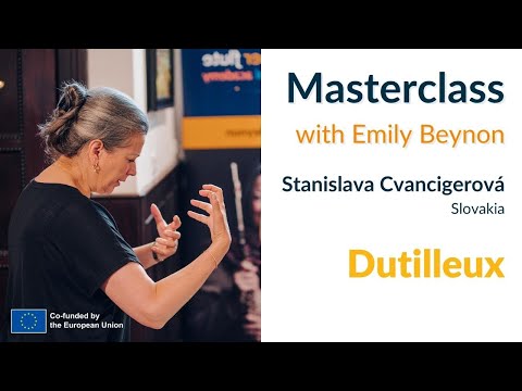 SFOA 2022 Masterclass with Emily Beynon - Stanislava Cvancigerová (Dutilleux Sonatine)