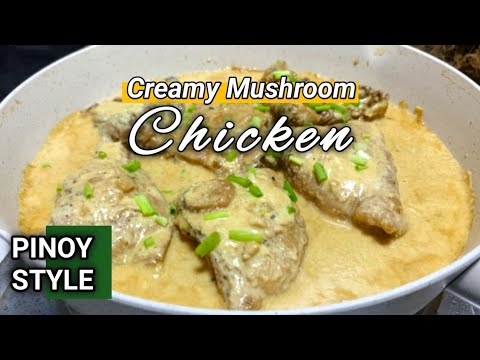 CREAMY CHICKEN MUSHROOMS!! / HOW TO COOK!