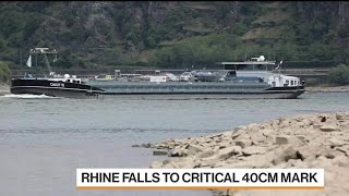 Rhine River Falls to Dangerously Low Level