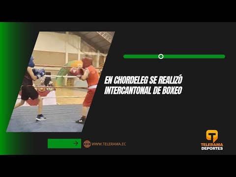 En Chordeleg se realizó intercantonal de Boxeo
