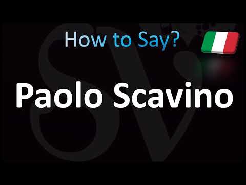 How to Pronounce ''Paolo Scavino'' Correctly! (Italian)