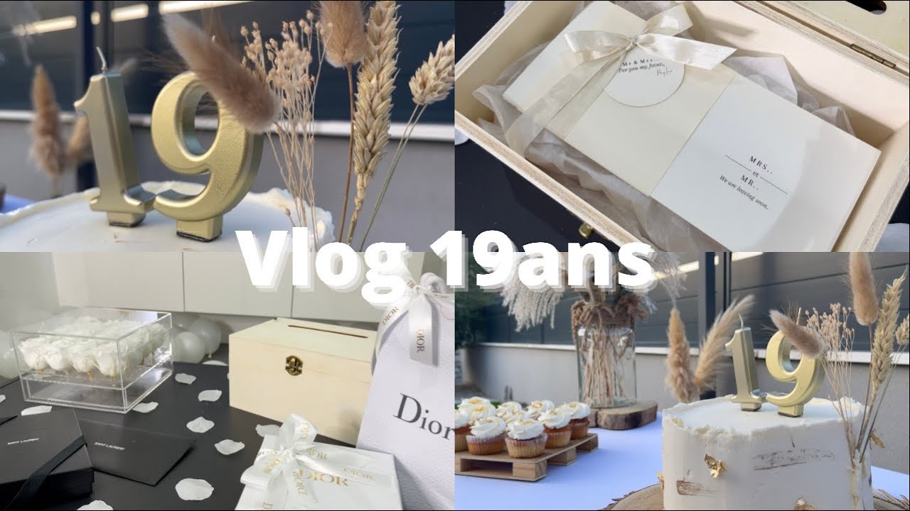 VLOG, BIRTHDAY 19 ANS, MAGNIFIQUE SURPRISE DE MY MR.. ( préparatifs, décoration, idées déco..)