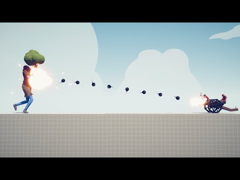 RAPID FIRE BOMB CANNON vs EVERY UNIT - Totally Accurate Battle Simulator TABS