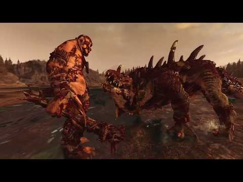 Feral Dread Saurian VS Giant | The Hunter & The Beast | Total War: Warhammer 2