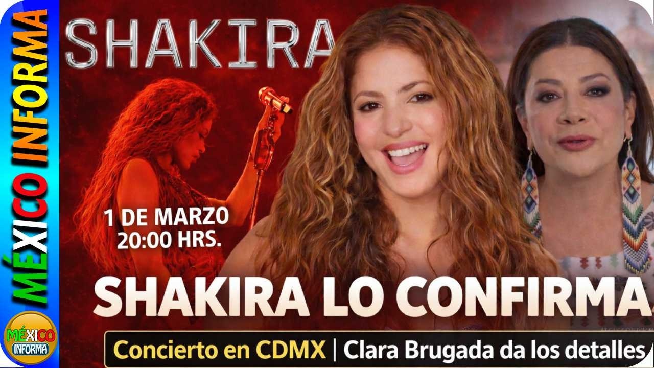 SHAKIRA CONFIRMA CONCIERTO EN CDMX. ¿ROMPERÁ RECORD?