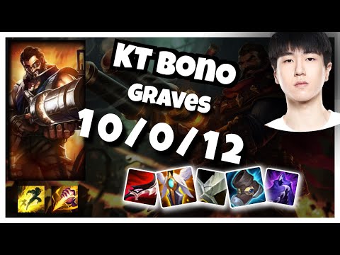 Graves vs Nidalee KT bonO JUNGLE (10/0/12) Gameplay Replay - Patch 10.24