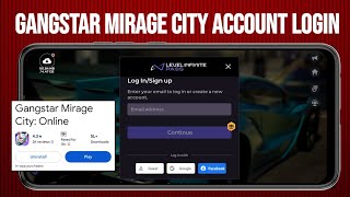 Gangstar Mirage City Account Login Process | How To Login Gangstar Mirage City Account | login pr...