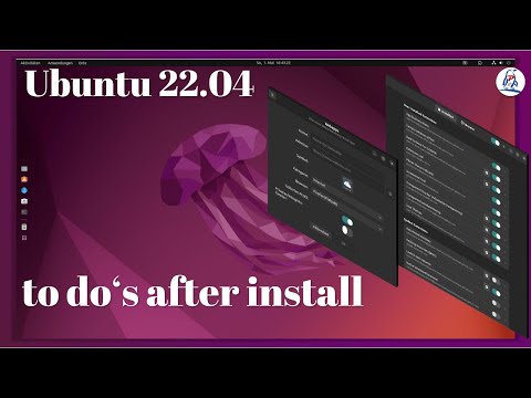 Ubuntu 22.04 to's after install