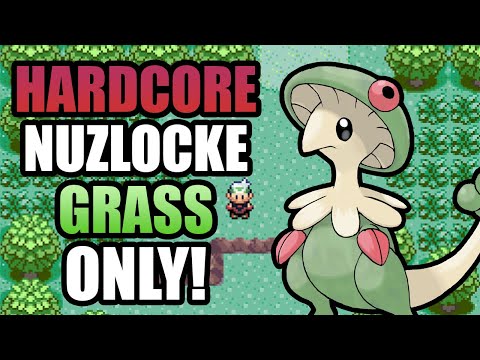 Pokemon Emerald Hardcore Nuzlocke - Grass Types Only! (No items, No overleveling)
