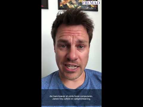 Stand up-komiker, Anders Stjernholm, anbefaler partiet FREMAD