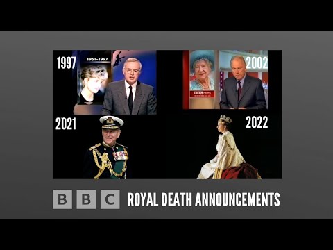 BBC Royal Death Announcements from 1997 to 2022 (w/ National Anthem)