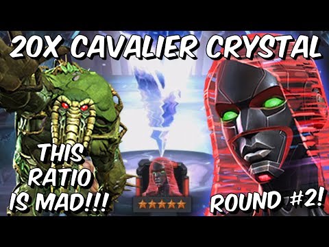 20x 6 Star Guillotine 2099 Cavalier Crystal Opening Round #2! - Marvel Contest of Champions