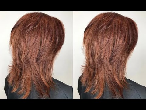 Quick & Easy Medium Shag haircut for women | Medium...