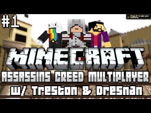 JamesOfRandom - Minecraft: Assassins Creed Multiplayer w/ Treston Part 1 - I Killed a Girl
