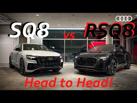Head to Head! Audi SQ8 vs Audi RSQ8