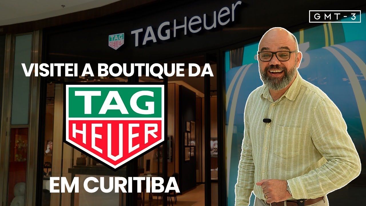 Como é Visitar uma Boutique de Relógios Luxo? Fui Conhecer a Boutique TAG Heuer em Curitiba