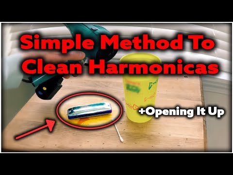 Simple Harmonica Cleaning Method