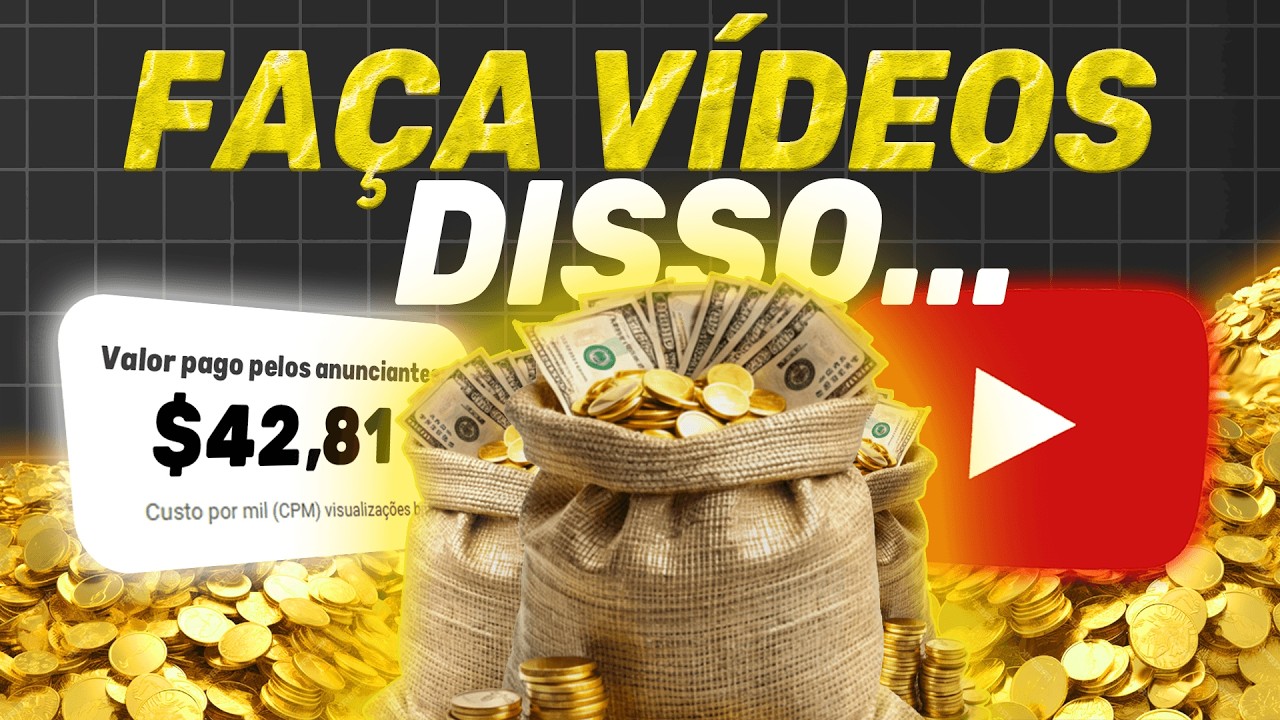 Quais NICHOS Que Mais PAGAM no Youtube em 2024?  (o ultimo vai te deixar rico)