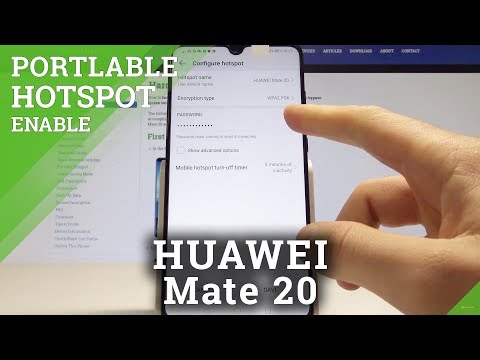 How to Enable Wi-Fi Hotspot on HUAWEI Mate 20 - Set Up Portable Hotspot