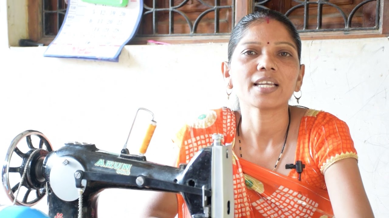 SMVS Sewing Training Beneficiary - Kamlaben Vasava