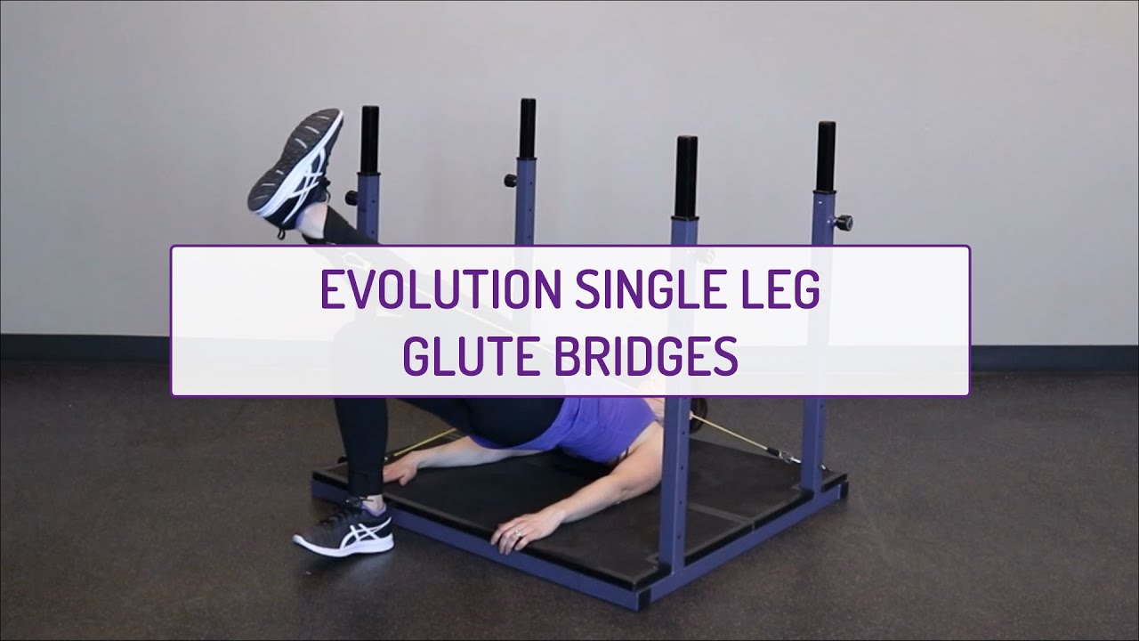 Evolution Single Leg Glute Bridges
