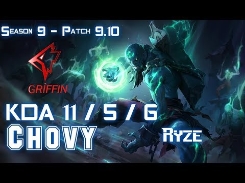 GRF Chovy RYZE vs NEEKO Mid - Patch 9.10 KR Ranked